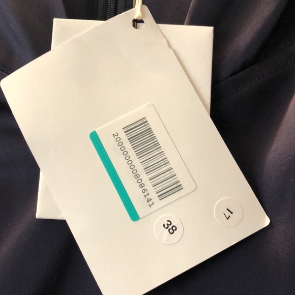 Gorgeous Victoria Beckham New w/Tags Navy Silk Evening Gown Sz 38 - Picture 12 of 16